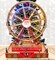 Christmas Wheel with Santa. Animated Holiday Decoration. Christmas Village